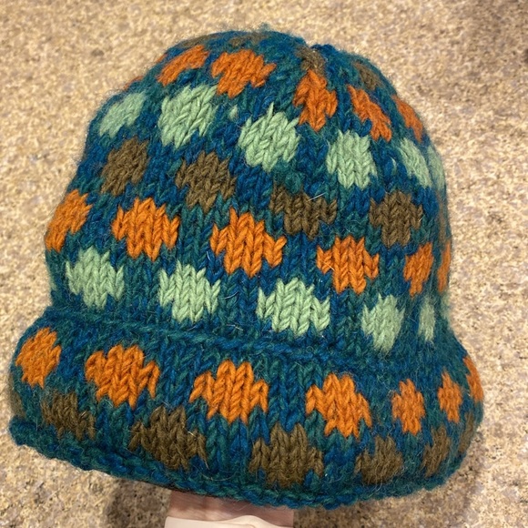 Rising Tide Nepal Wool Knit Hat Fleece Lined - Picture 10 of 15